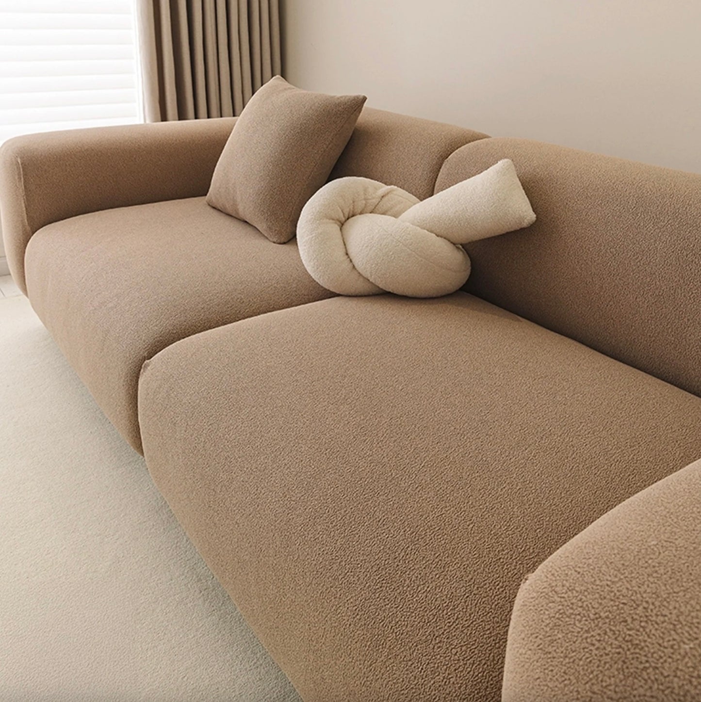 SnugCloud Boucle Couch Cover