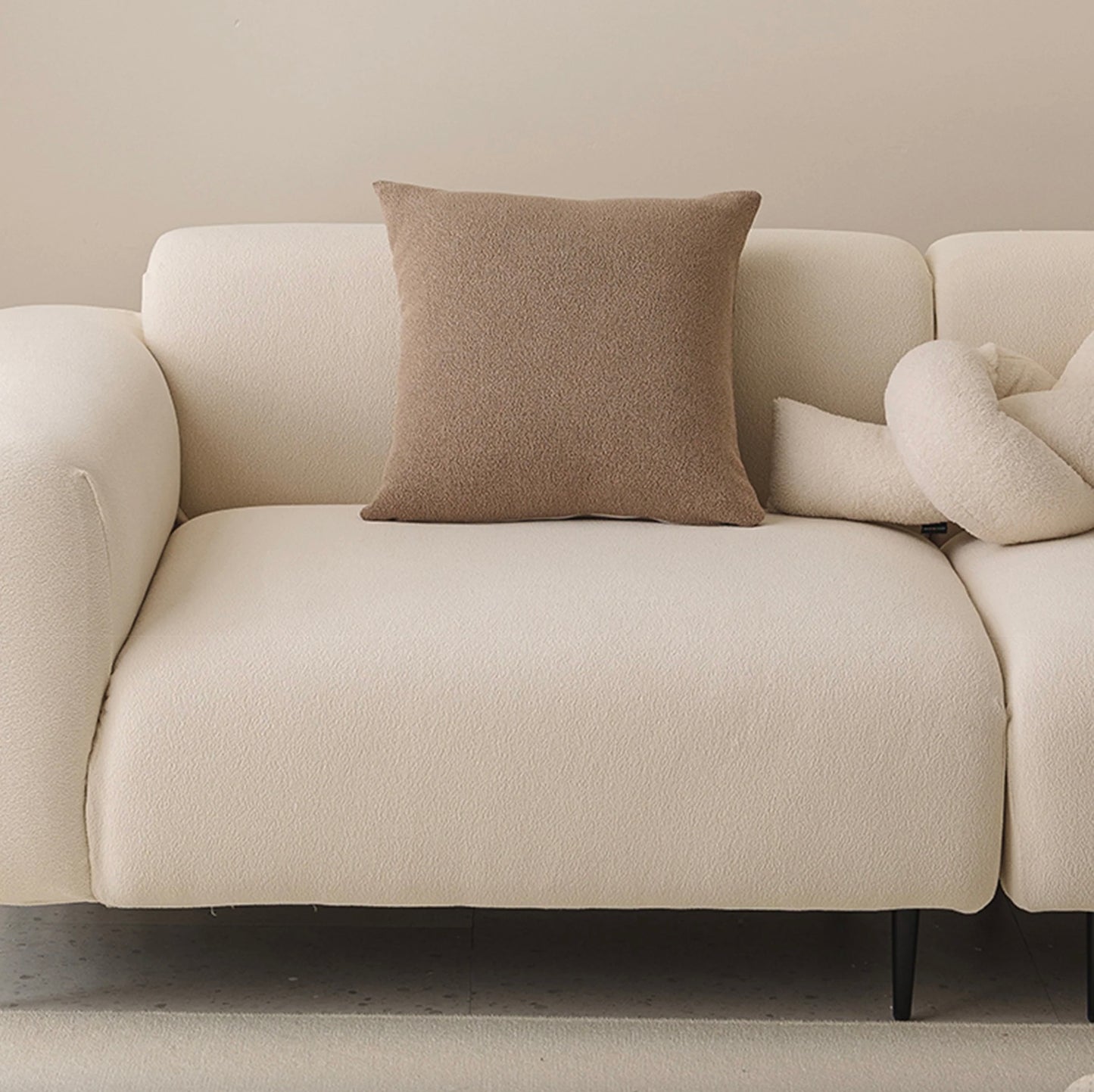 SnugCloud Boucle Couch Cover