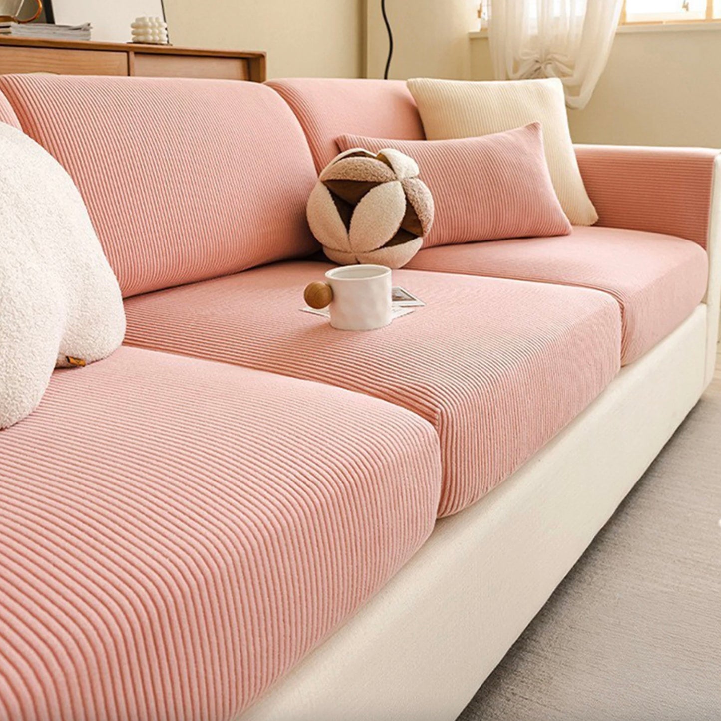 Velvet Luxe Stretch Couch Cover