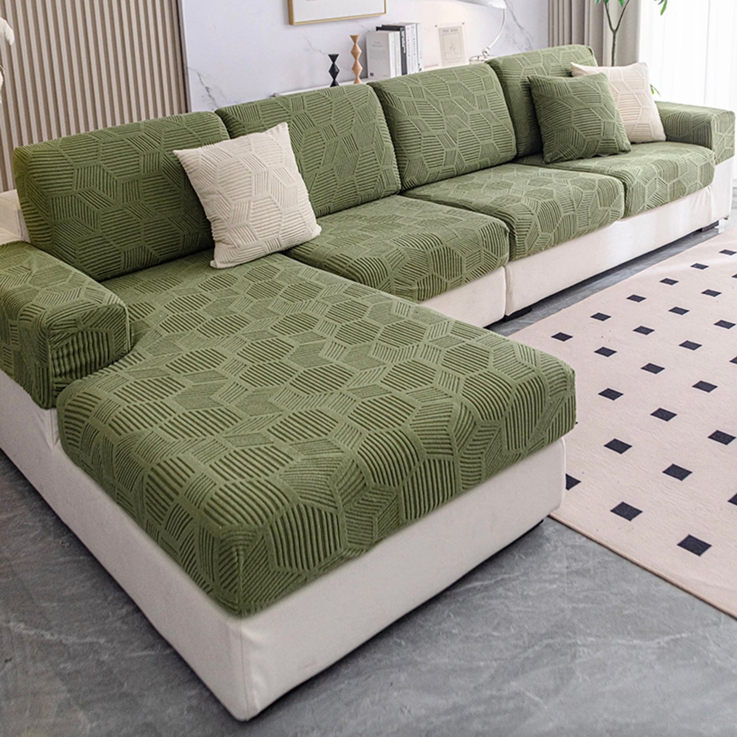 Honeycomb Stretch Couch Cover
